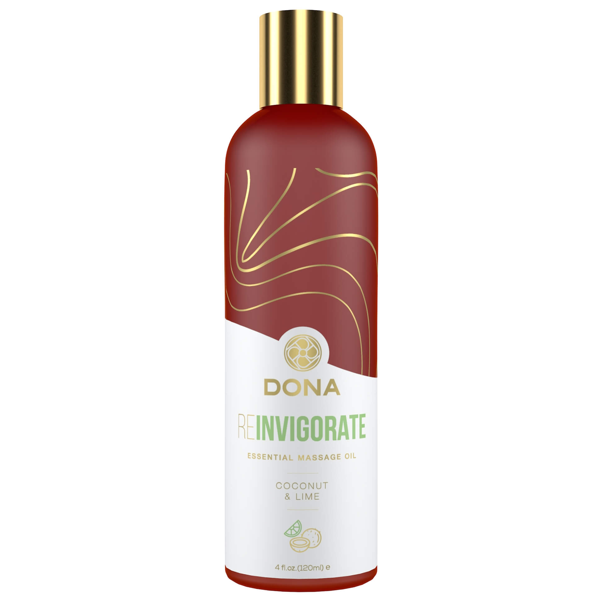 E-shop Dona - Essential Massage Oil Reinvigorate Coconut Lime 120 ml