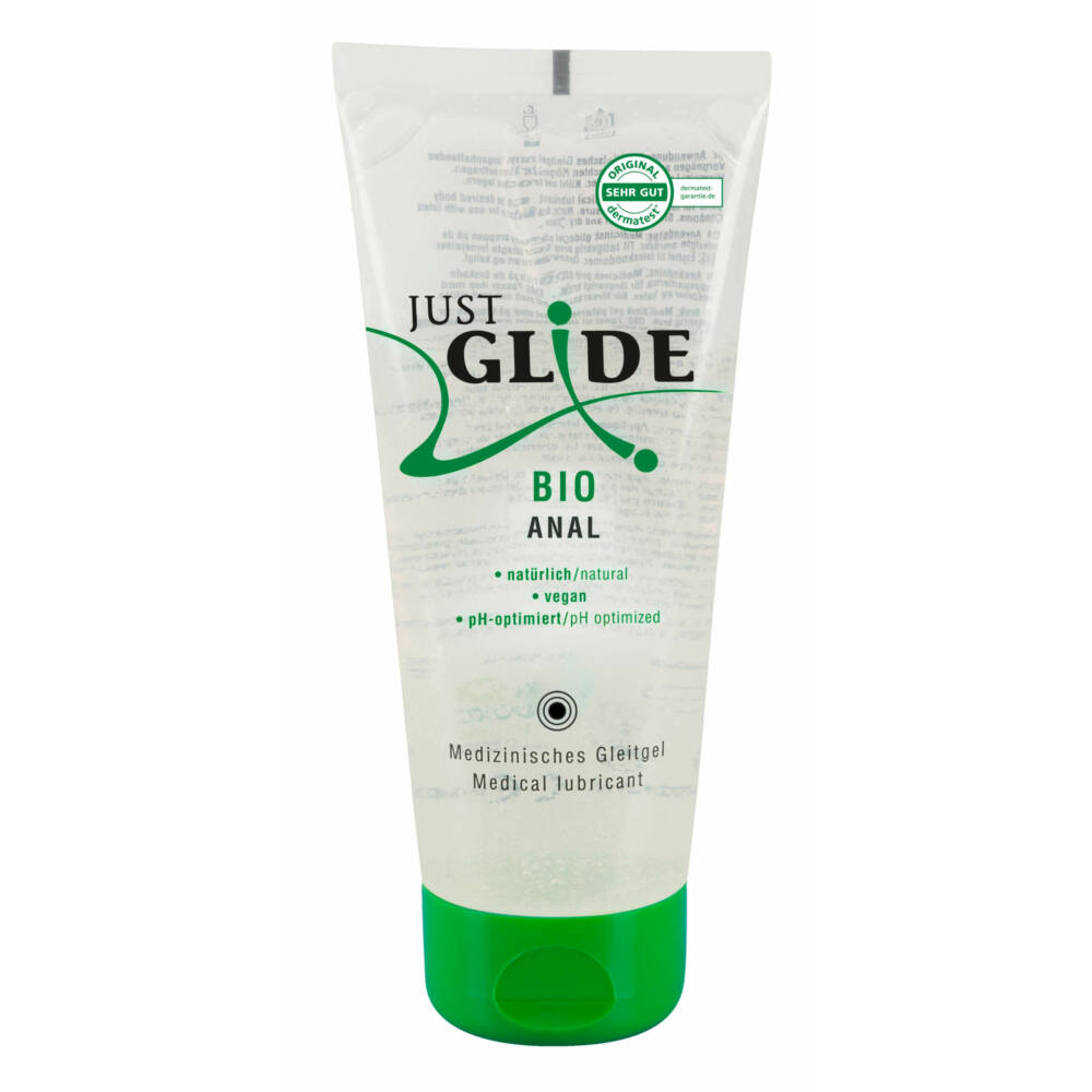 E-shop Just Glide Bio ANAL - vegánsky lubrikant na báze vody (200ml)