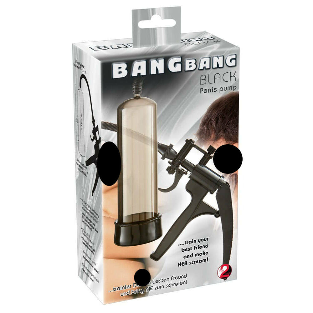 E-shop You2Toys Bang Bang - nožnicová pumpa na penis (čierna)