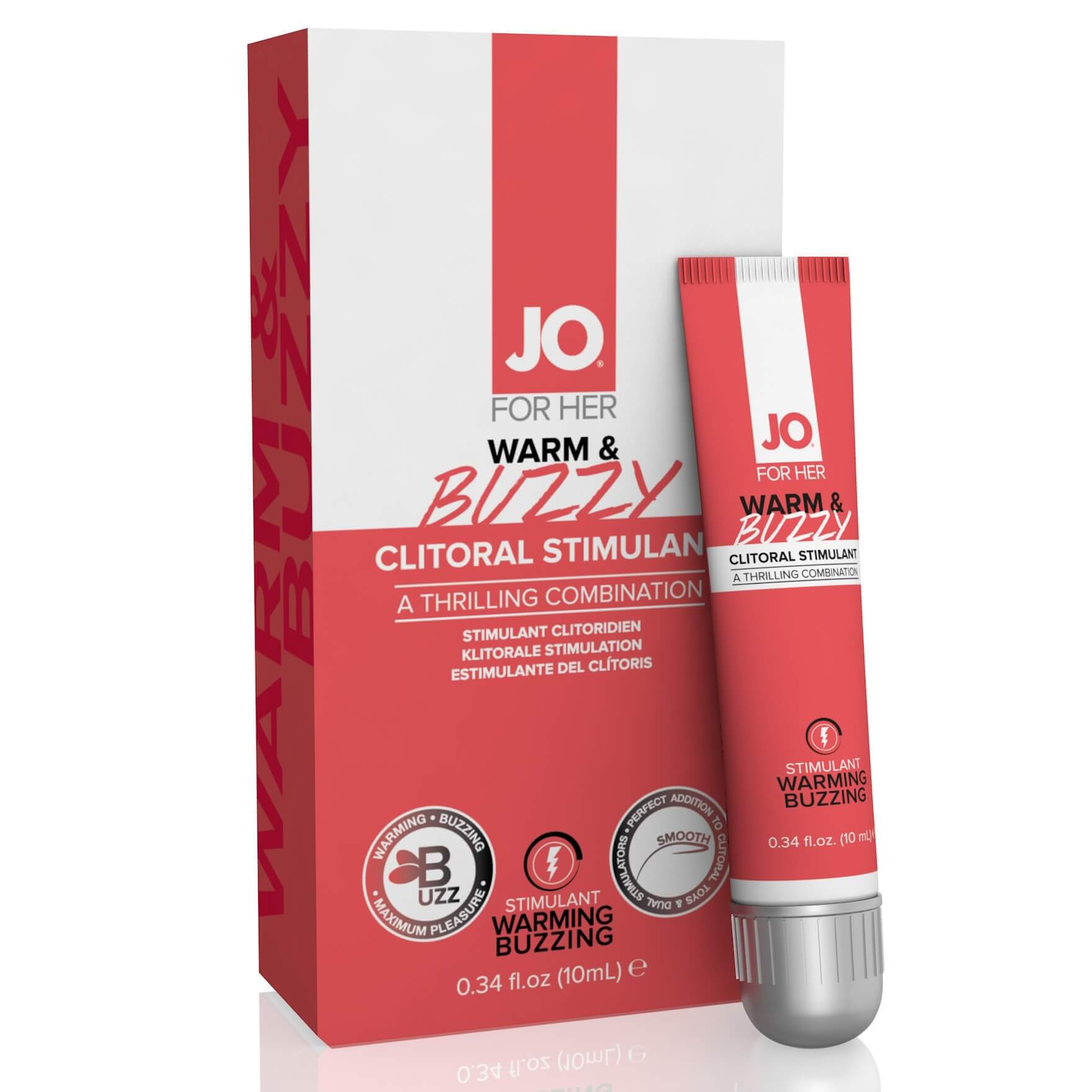 E-shop JO WARM & BUZZY - stimulačný gél pre ženy na klitoris (10ml)