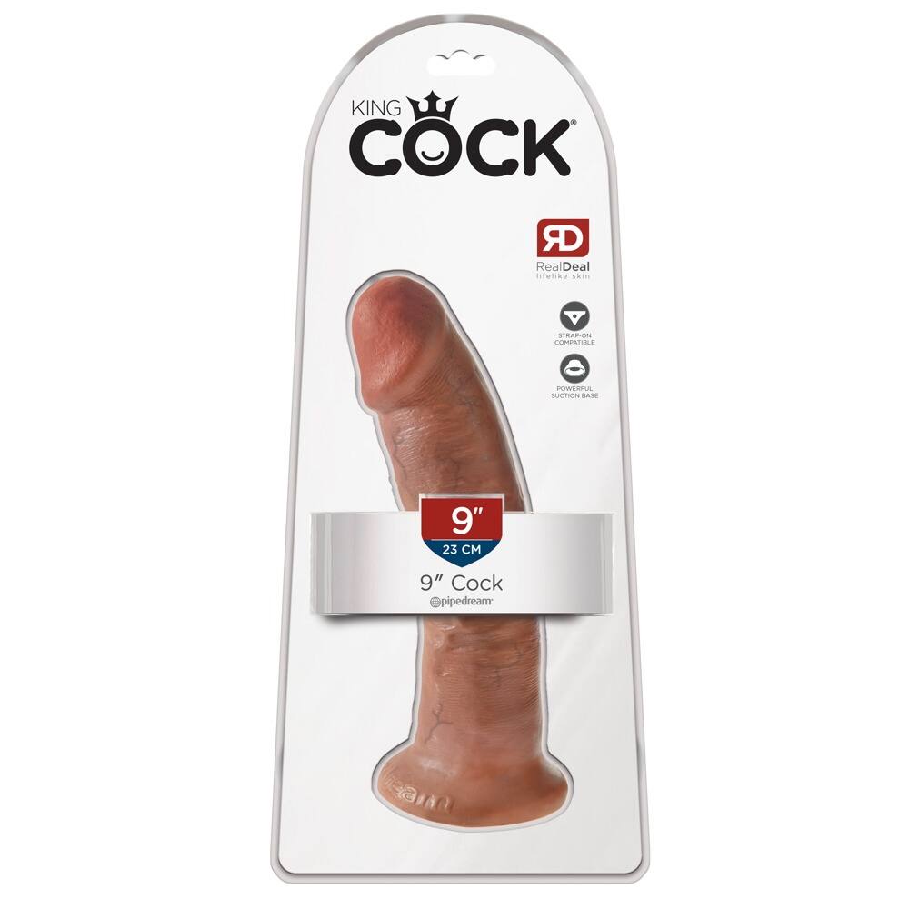 E-shop King Cock 9 dildo (23cm) - brown