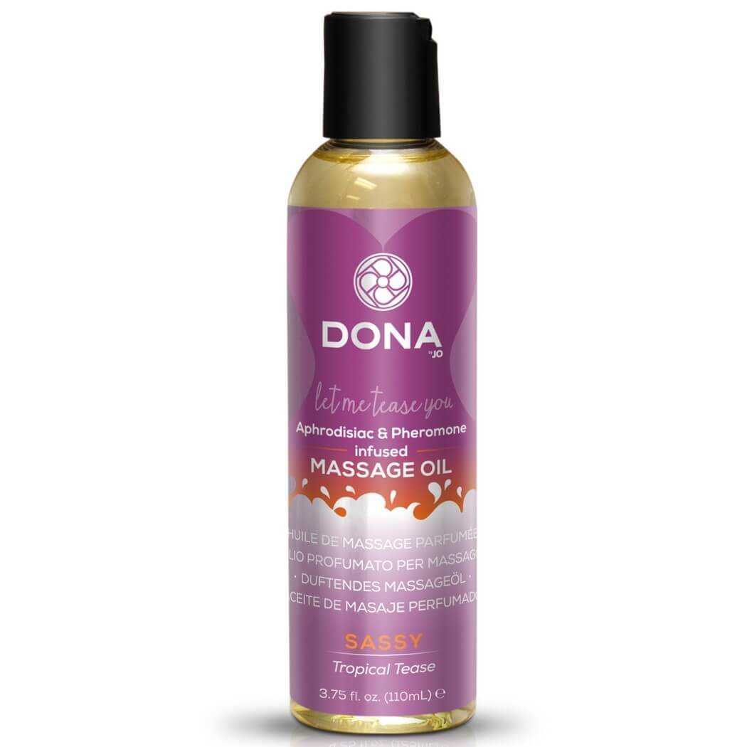 E-shop DONA Scented Tropical Tease - voňavý masážný olej (110ml)