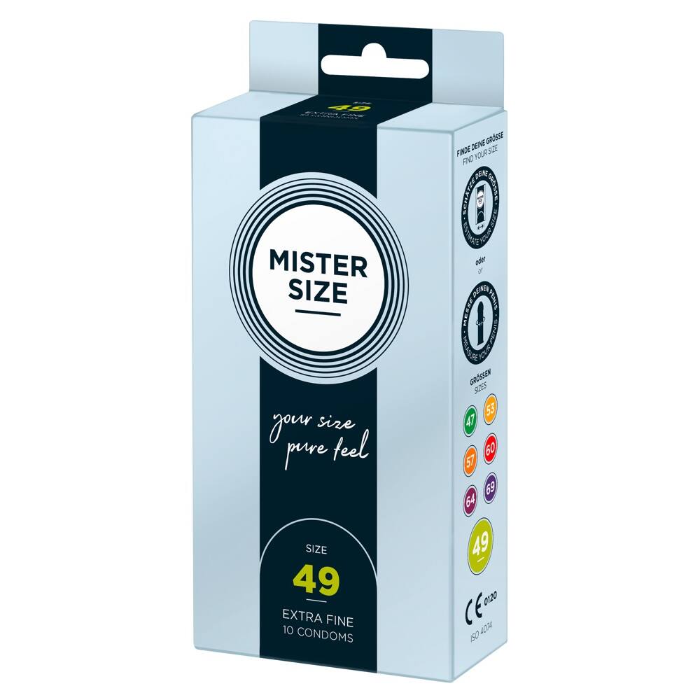 E-shop Mister Size tenký kondóm - 49mm (10ks)