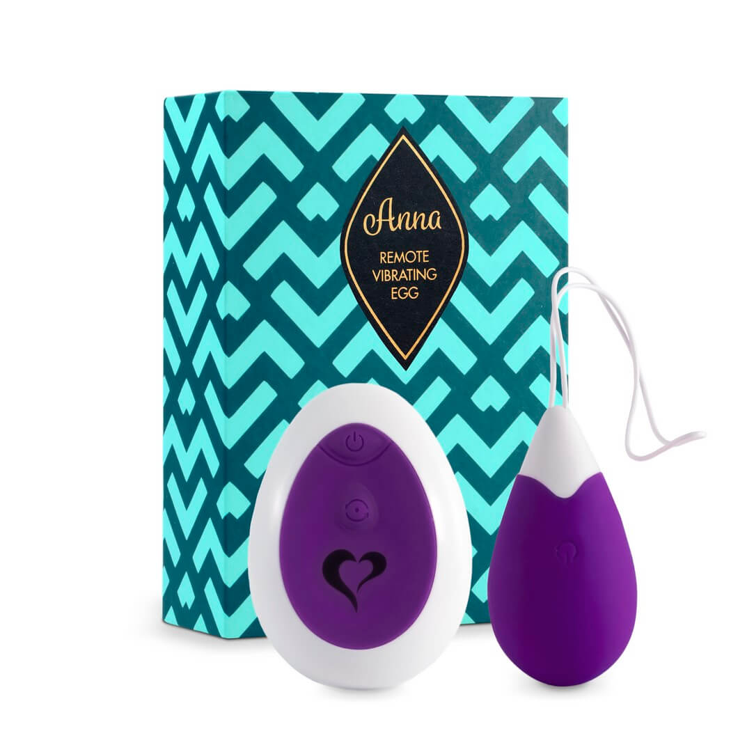 E-shop FEELZTOYS Anna – nabíjacie vibračné vajíčko (fialové)