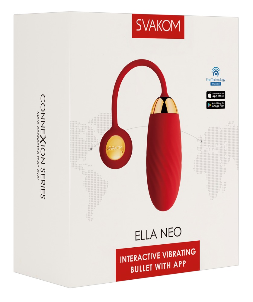 E-shop Svakom Ella Neo - smart, vibrating egg (red)