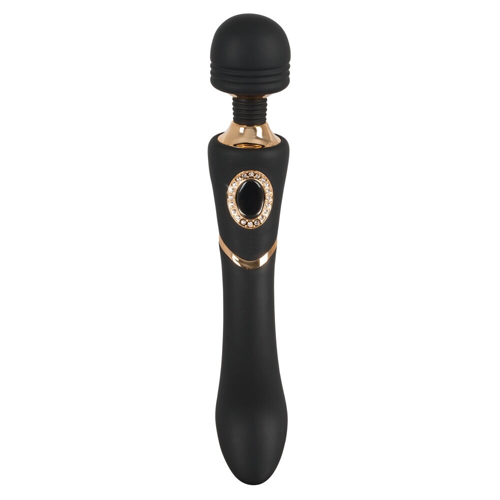 E-shop Cleopatra Wand Massager - vodotesný, nabíjací masážny vibrátor (čierny)