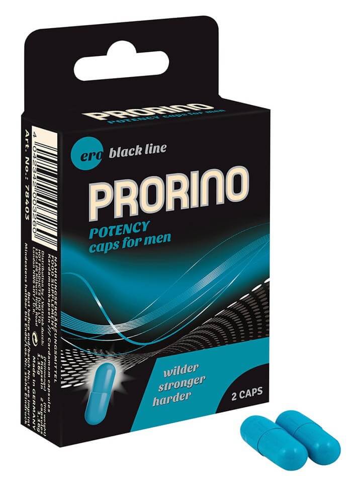 E-shop HOT Ero Prorino Black Line Potency caps for men 2tbl