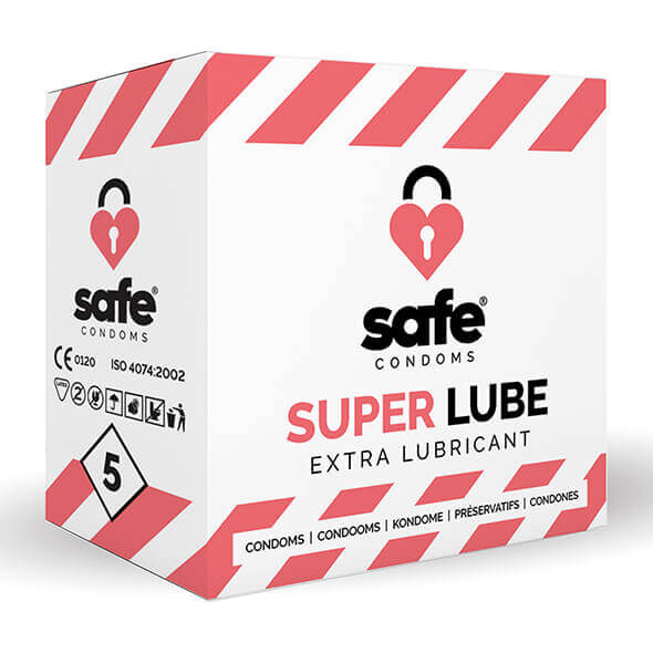 E-shop SAFE Super Lube - extra klzké kondómy (5 ks)