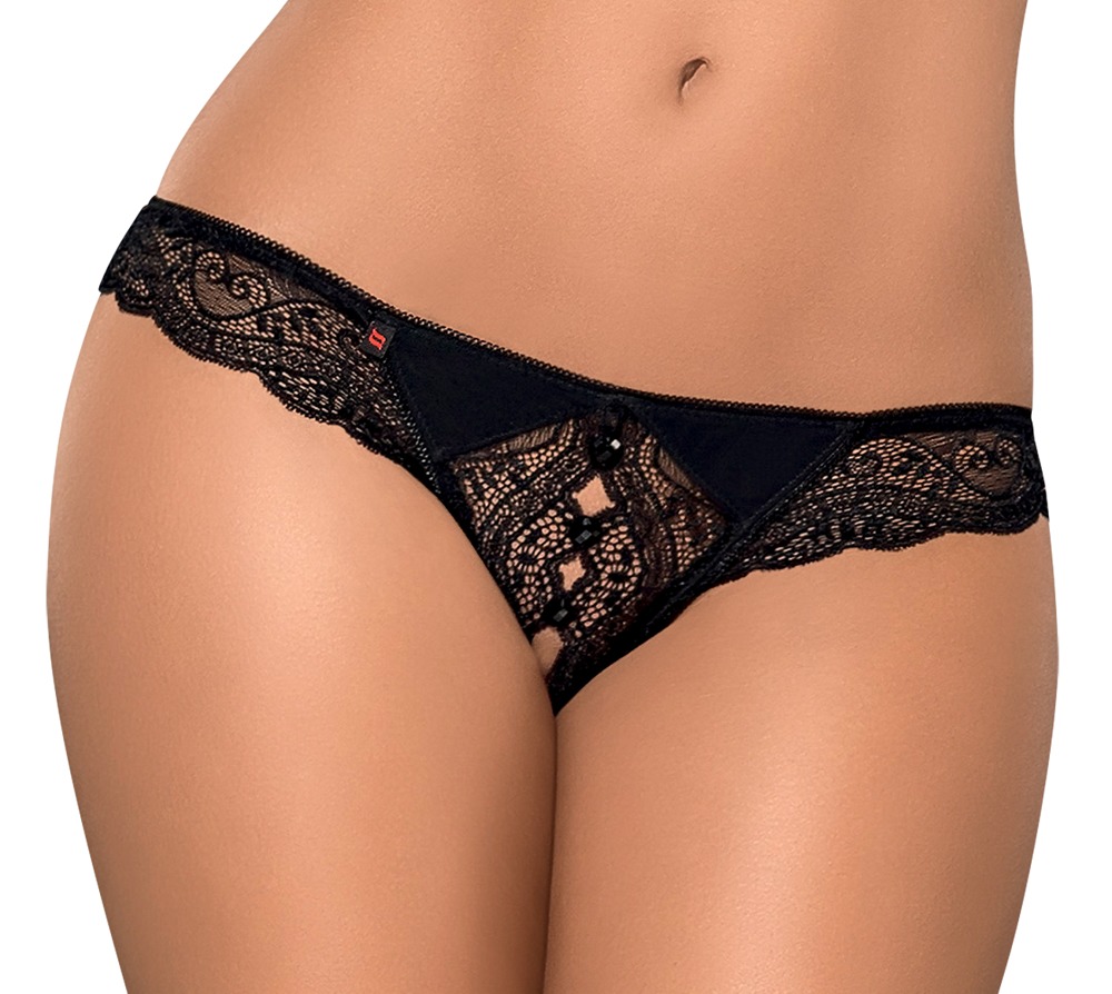 E-shop Erotické nohavičky Miamor crotchless pantiesL/XL