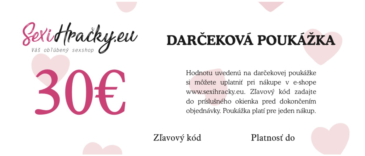E-shop Darčeková poukážka 30€