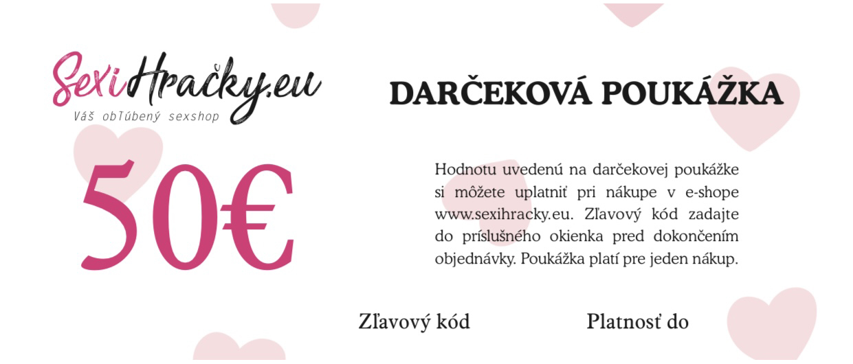 E-shop Darčeková poukážka 50€